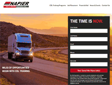 Tablet Screenshot of napiertruck.com